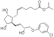 structure of CAS# 157283-66-4, Cloprostenol isopropyl ester