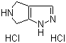 structure of CAS# 157327-47-4, 1,4,5,6-四氢吡咯并[3,4-c]吡唑二盐酸盐