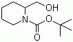 structure of CAS# 157634-00-9, 2-(羟甲基)哌啶-1-甲酸叔丁酯