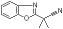 structure of CAS# 157763-81-0, 2-(Benzo[d]oxazol-2-yl)-2-methylpropanenitrile