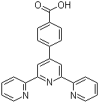 CAS # 158014-74-5, 4'-(4-Carboxyphenyl)-2,2':6',2''-terpyridine, 4-[2,2':6',2''-Terpyridin]-4'-ylbenzoic acid