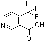 structure of CAS# 158063-66-2, 4-(Trifluoromethyl)nicotinic acid