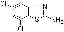 structure of CAS# 158465-13-5, 5,7-二氯苯并噻唑-2-胺