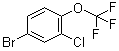 structure of CAS# 158579-80-7, 4-Bromo-2-chloro-1-(trifluoromethoxy)benzene