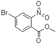 structure of CAS# 158580-57-5, 4-Bromo-2-nitrobenzoic acid methyl ester