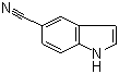 structure of CAS# 15861-24-2, 5-氰基吲哚