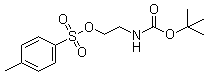 structure of CAS# 158690-56-3, 2-([叔丁氧羰基]氨基)乙基 4-甲基苯磺酸酯