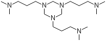 structure of CAS# 15875-13-5, 1,3,5-Tris[3-(dimethylamino)propyl]hexahydro-1,3,5-triazine