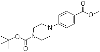 structure of CAS# 158985-36-5, 1-Boc-4-(4-甲氧基甲酰苯基)哌嗪