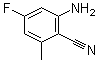 structure of CAS# 159020-76-5, 2-氨基-4-氟-6-甲基苯甲腈