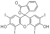 structure of CAS# 15905-32-5, Erythrosine J