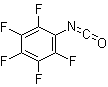 structure of CAS# 1591-95-3, Pentafluorophenyl isocyanate