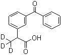 structure of CAS# 159490-55-8, 三氘代酮洛芬