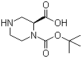 structure of CAS# 159532-59-9, (S)-4-Boc-Piperazine-3-carboxylic acid