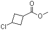 structure of CAS# 15963-46-9, 3-Chlorocyclobutanecarboxylic acid methyl ester