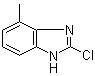 structure of CAS# 15965-57-8, 2-Chloro-4-methyl-1H-benzimidazole
