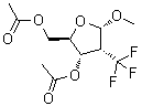 CAS # 159945-01-4, Methyl 2-deoxy-2-(trifluoromethyl)-alpha-D-ribofuranoside diacetate