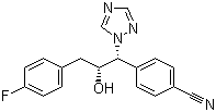 CAS # 160146-16-7, Finrazole, 4-[(1R,2R)-3-(4-Fluorophenyl)-2-hydroxy-1-(1,2,4-triazol-1-yl)propyl]benzonitrile