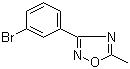 structure of CAS# 160377-57-1, 3-(3-Bromophenyl)-5-methyl-1,2,4-oxadiazole