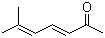 structure of CAS# 1604-28-0, 6-Methyl-3,5-heptadien-2-one