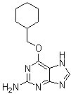 structure of CAS# 161058-83-9, 2-氨基-6-(环己基甲氧基)嘌呤