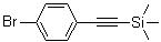 structure of CAS# 16116-78-2, [2-(4-Bromophenyl)ethynyl]trimethylsilane