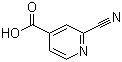 structure of CAS# 161233-97-2, 2-氰基-4-吡啶羧酸