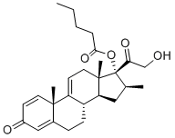 structure of CAS# 16125-28-3, 倍他米松戊酸酯 EP 杂质F