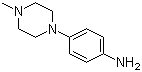 structure of CAS# 16153-81-4, 4-(4-甲基哌嗪)苯胺