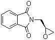 structure of CAS# 161596-47-0, (S)-(+)-N-(2,3-Epoxypropyl)phthalimide