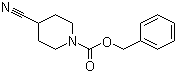 structure of CAS# 161609-84-3, 1-N-Cbz-4-cyanopiperidine