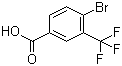 structure of CAS# 161622-14-6, 4-溴-3-三氟甲基苯甲酸