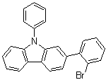 structure of CAS# 1616607-88-5, 2-(2-溴苯基)-9-苯基-9H-咔唑