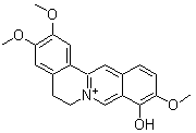 structure of CAS# 16176-68-4, Palmaturbine