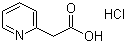 structure of CAS# 16179-97-8, 2-Pyridylacetic acid hydrochloride