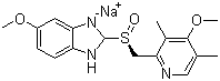 structure of CAS# 161796-78-7, Esomeprazole sodium