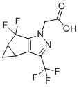 CAS 登录号：1620056-83-8, 2-(5,5-二氟-3-(三氟甲基)-3b,4,4a,5-四氢-1H-环丙烯并[3,4]环戊二烯并[1,2-c]吡唑-1-基)乙酸