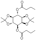 CAS 登录号：1620222-02-7, 2,3:5,6-二-O-(1-甲基亚乙基)-D-myo-肌醇 1,4-二丁酸酯