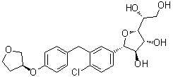 CAS 登录号：1620758-32-8, (1S)-1,4-脱水-1-C-[4-氯-3-[[4-[[(3S)-四氢-3-呋喃基]氧基]苯基]甲基]苯基]-D-山梨糖醇