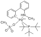 CAS # 1621274-11-0, (SP-4-3)-(methanesulfonato-&kappa;O)[2'-(methylamino-&kappa;N)[1,1'-biphenyl]-2-yl-&kappa;C][tris(1,1-dimethylethyl)phosphine]-Palladium