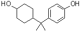 CAS # 162133-59-7, 4-[1-(4-Hydroxycyclohexyl)-1-methylethyl]phenol, 2-(4-Hydroxycyclohexyl)-2-(p-hydroxyphenyl)propane
