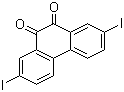 structure of CAS# 16218-32-9, 2,7-Diiodophenanthrenequinone