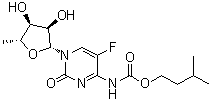 structure of CAS# 162204-30-0, 5'-脱氧-5-氟-N4-(异戊氧基羰基)胞苷
