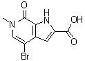 CAS # 1622303-52-9, 4-Bromo-6,7-dihydro-6-methyl-7-oxo-1H-pyrrolo[2,3-c]pyridine-2-carboxylic acid