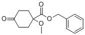 CAS # 1622928-69-1, Cyclohexanecarboxylic acid, 1-methoxy-4-oxo-, phenylmethyl ester