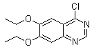 structure of CAS# 162363-46-4, 4-Chloro-6,7-diethoxyquinazoline