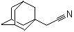 structure of CAS# 16269-13-9, 1-Adamantaneacetonitrile