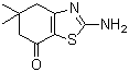 structure of CAS# 1629-95-4, 2-氨基-5,5-二甲基-5,6-二氢-4H-苯并噻唑-7-酮