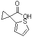 structure of CAS# 162959-94-6, 1-Thiophen-2-ylcyclopropanecarboxylic acid