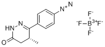 CAS # 1630761-22-6, Levosimendan impurity 01, (R)-4-(4-Methyl-6-oxo-1,4,5,6-tetrahydropyridazin-3-yl)benzenediazonium tetrafluoroborate